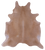 Beige Natural Cowhide Rug - X-Large 7' 7"H x 6' 9"W