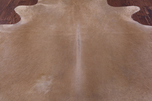 Beige Natural Cowhide Rug - X-Large 7' 7
