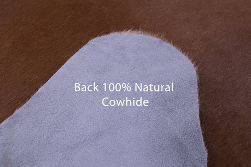 Brown Natural Cowhide Rug - X-Large 7' 7