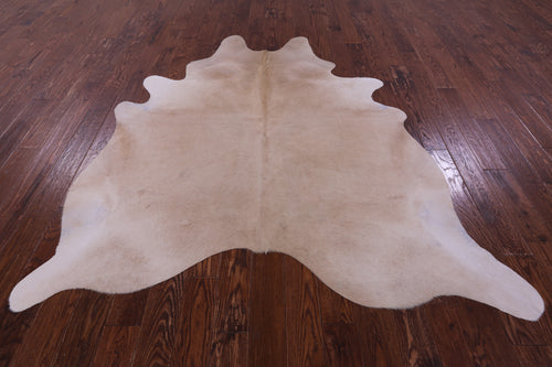 Beige Natural Cowhide Rug - X-Large 7' 3