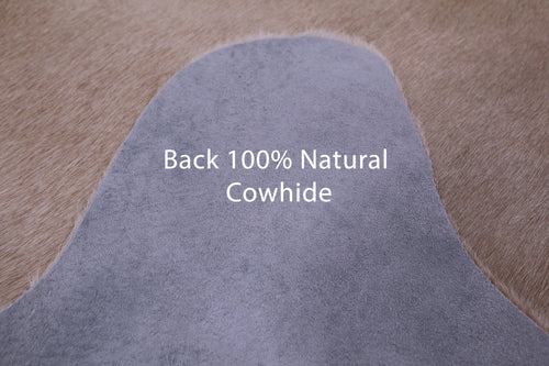 Beige Natural Cowhide Rug - X-Large 7' 3