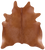Brown Natural Cowhide Rug - X-Large 7' 3"H x 6' 5"W