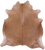 Light Brown Natural Cowhide Rug - X-Large 7' 3"H x 6' 8"W