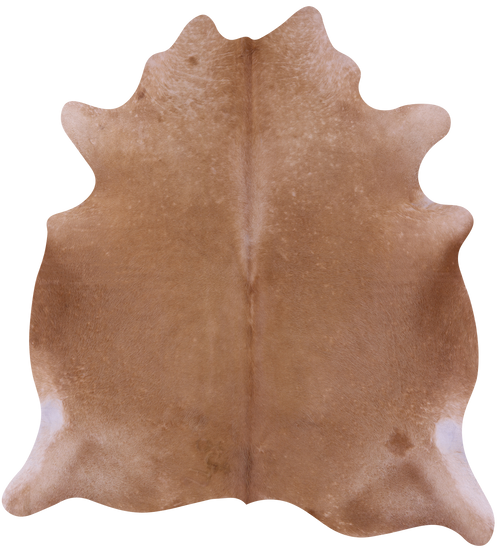 Light Brown Natural Cowhide Rug - X-Large 7' 3