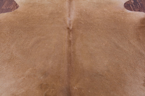 Light Brown Natural Cowhide Rug - X-Large 7' 3