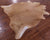 Light Brown Natural Cowhide Rug - X-Large 7' 3"H x 6' 8"W