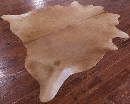 Light Brown Natural Cowhide Rug - X-Large 7' 3