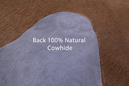 Light Brown Natural Cowhide Rug - X-Large 7' 3