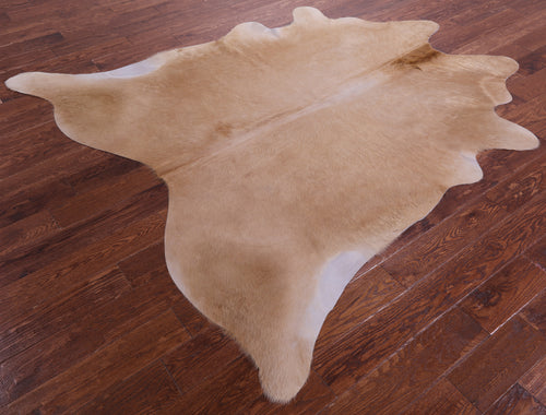 Light Brown Natural Cowhide Rug - X-Large 7' 0