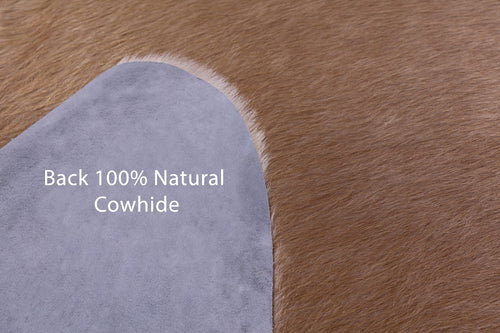 Light Brown Natural Cowhide Rug - X-Large 7' 0