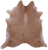 Light Brown Natural Cowhide Rug - X-Large 7' 0"H x 6' 7"W