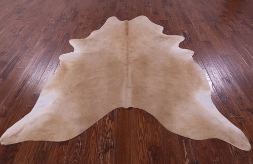 Beige Natural Cowhide Rug - X-Large 7' 6