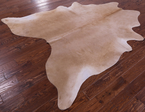 Beige Natural Cowhide Rug - X-Large 7' 6