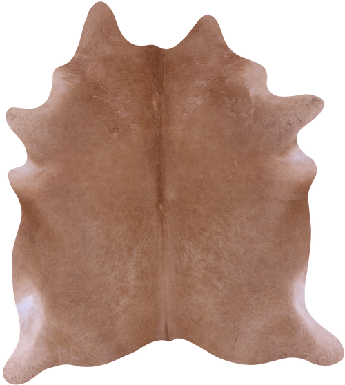 Light Brown Natural Cowhide Rug - X-Large 7' 4