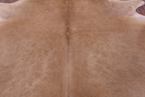 Light Brown Natural Cowhide Rug - X-Large 7' 4