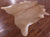 Light Brown Natural Cowhide Rug - X-Large 7' 4"H x 6' 6"W