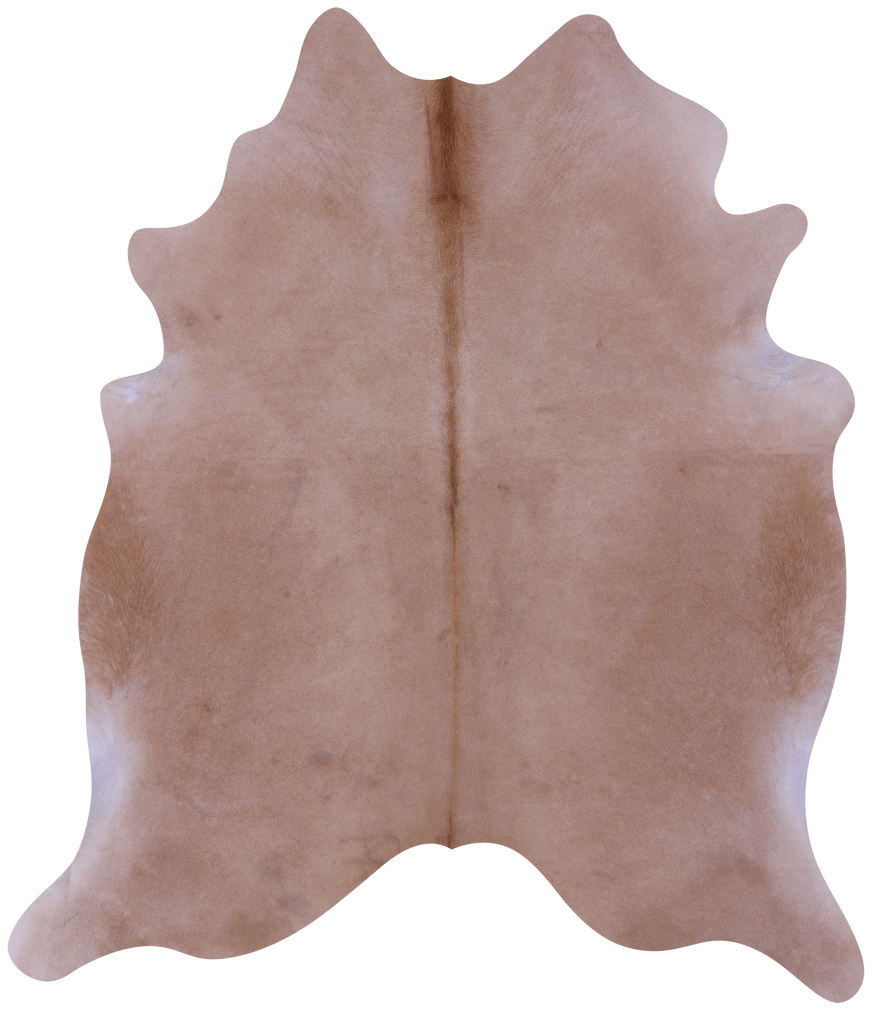Beige Natural Cowhide Rug - X-Large 7' 4"H x 6' 5"W