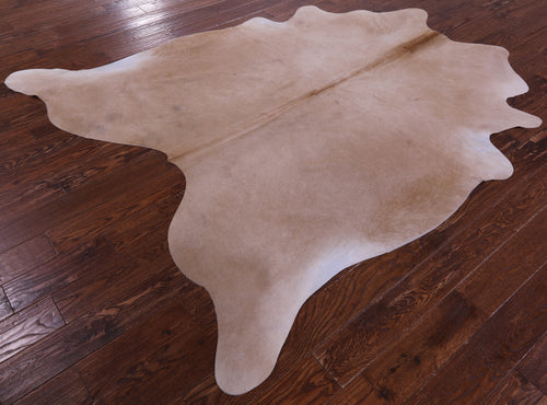 Beige Natural Cowhide Rug - X-Large 7' 4