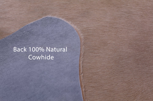 Beige Natural Cowhide Rug - X-Large 7' 2