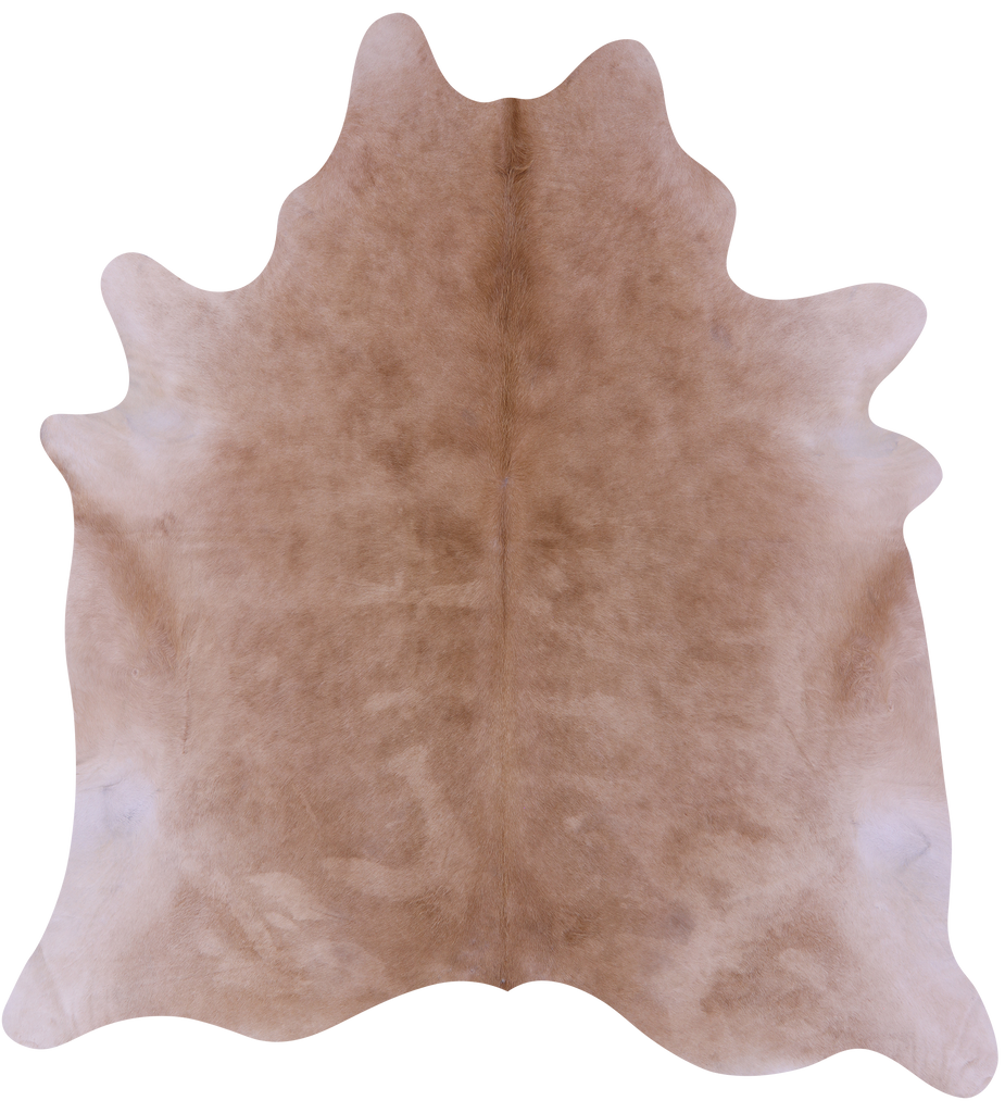 Beige Natural Cowhide Rug - XX-Large 7' 8"H x 7' 2"W