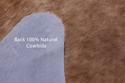 Light Brown Natural Cowhide Rug - XX-Large 8' 0