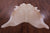 Beige Natural Cowhide Rug - X-Large 7' 6"H x 6' 9"W