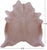 Beige Natural Cowhide Rug - X-Large 7' 6"H x 6' 9"W