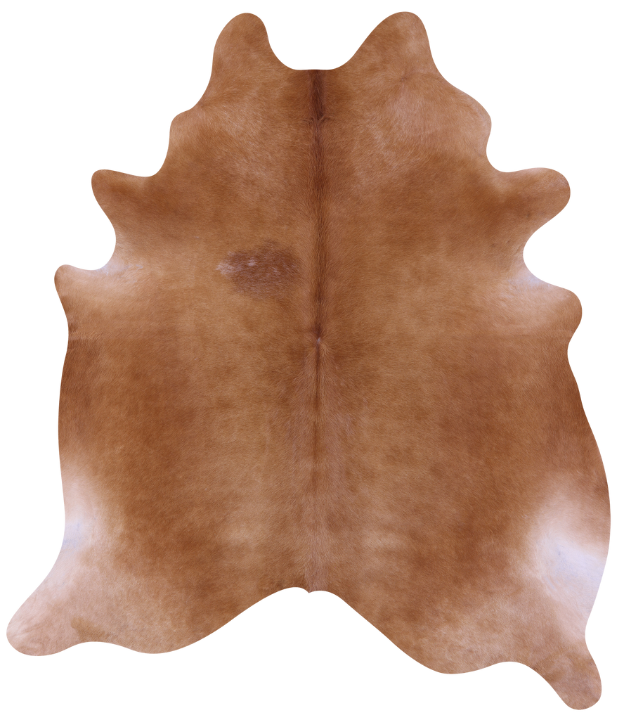 Brown Natural Cowhide Rug - XX-Large 8' 3"H x 7' 1"W