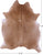 Light Brown Natural Cowhide Rug - X-Large 7' 4"H x 5' 10"W
