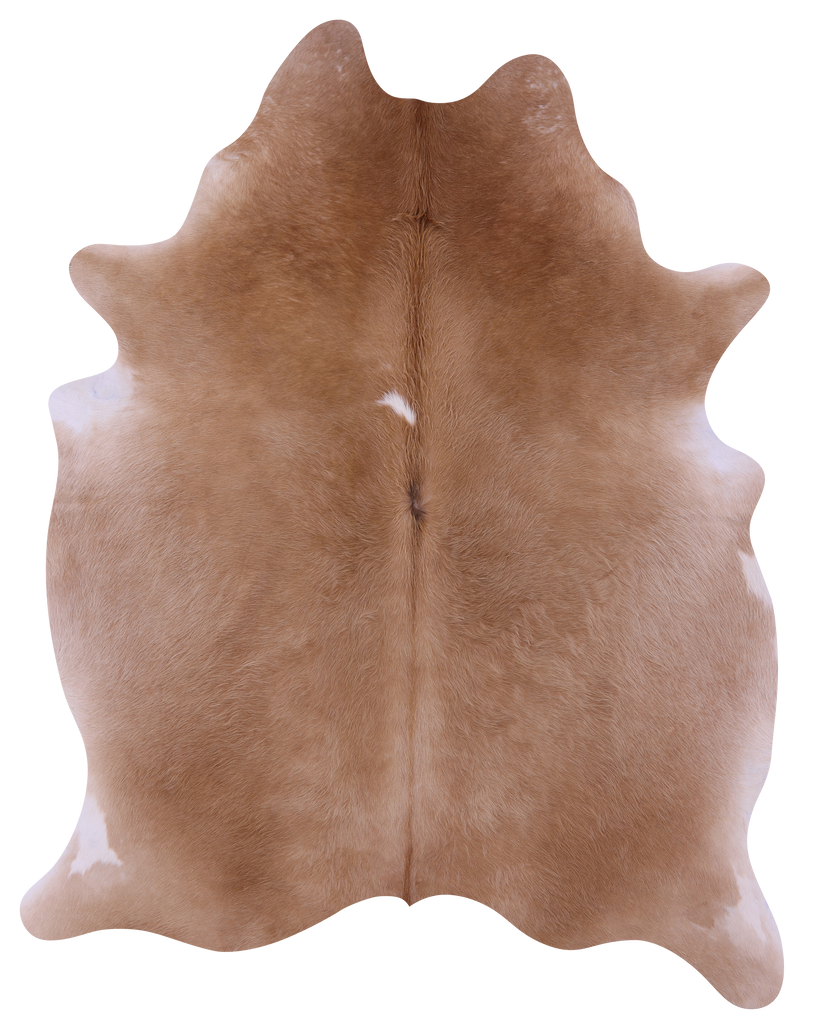 Light Brown Natural Cowhide Rug - X-Large 7' 4"H x 5' 10"W