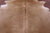Light Brown Natural Cowhide Rug - X-Large 7' 4"H x 5' 10"W