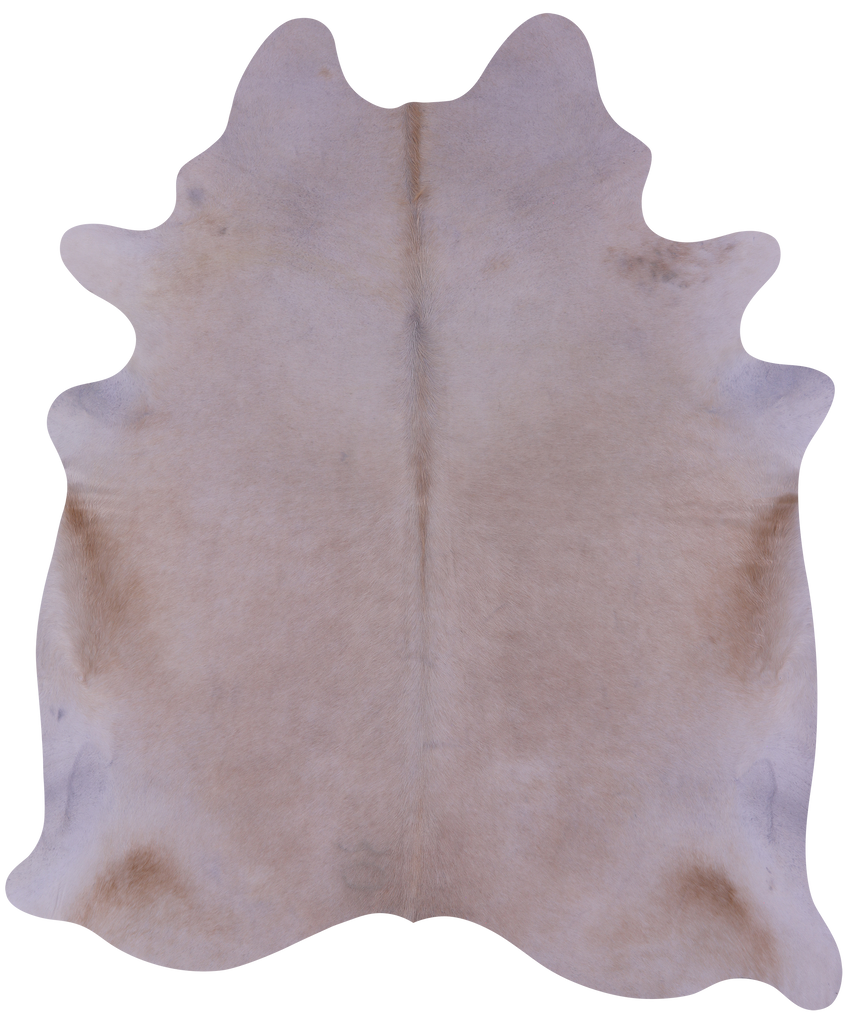 Beige Natural Cowhide Rug - X-Large 7' 5"H x 6' 4"W