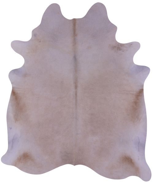 Beige Natural Cowhide Rug - X-Large 7' 5"H x 6' 4"W