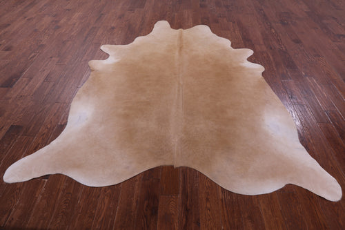 Light Brown Natural Cowhide Rug - XX-Large 8' 1