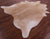 Light Brown Natural Cowhide Rug - XX-Large 8' 1"H x 7' 5"W