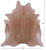 Light Brown Natural Cowhide Rug - XX-Large 8' 1"H x 7' 5"W