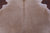 Beige Natural Cowhide Rug - X-Large 7' 3"H x 6' 2"W