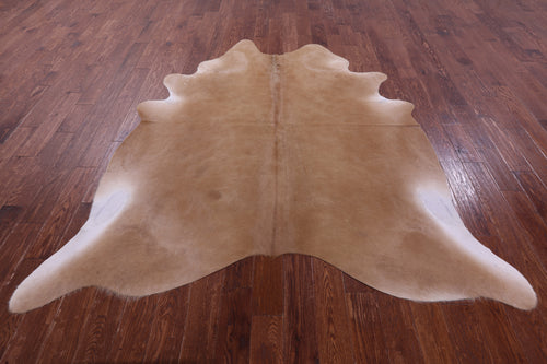 Light Brown Natural Cowhide Rug - XX-Large 7' 9