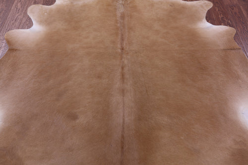 Light Brown Natural Cowhide Rug - XX-Large 7' 9