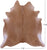 Light Brown Natural Cowhide Rug - XX-Large 7' 9"H x 7' 0"W