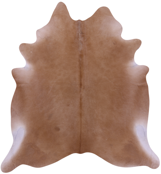 Light Brown Natural Cowhide Rug - XX-Large 7' 9"H x 7' 0"W