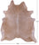 Light Brown Natural Cowhide Rug - X-Large 7' 6"H x 6' 6"W