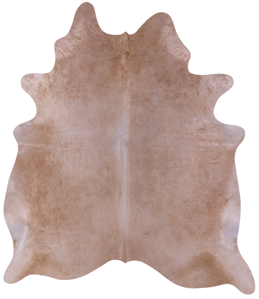 Light Brown Natural Cowhide Rug - X-Large 7' 6"H x 6' 6"W