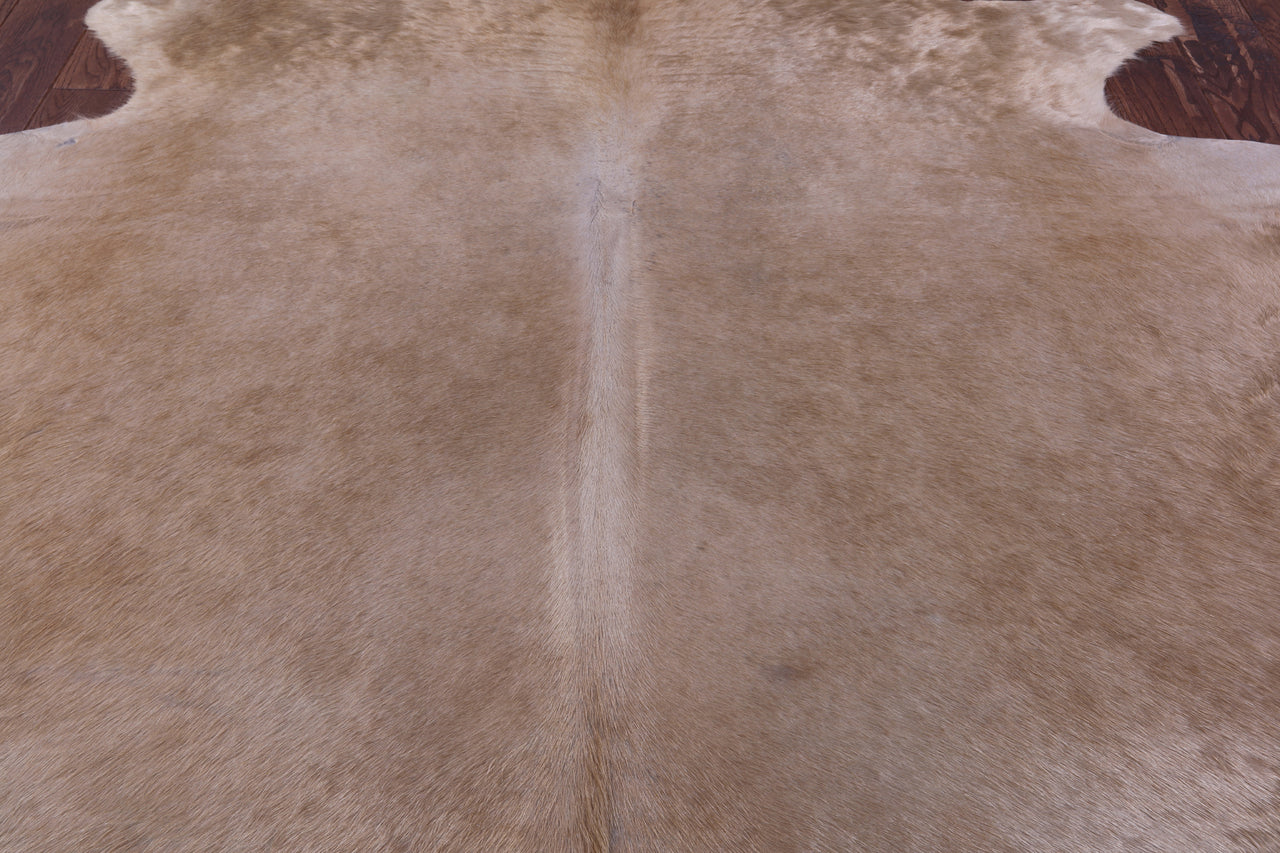 Light Brown Natural Cowhide Rug - X-Large 7' 6"H x 6' 6"W
