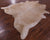 Light Brown Natural Cowhide Rug - X-Large 7' 6"H x 6' 6"W