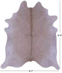Thumbnail for Beige Natural Cowhide Rug - XX-Large 8' 0