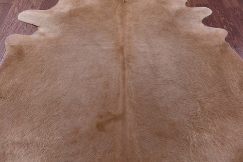 Light Brown Natural Cowhide Rug - XX-Large 7' 9