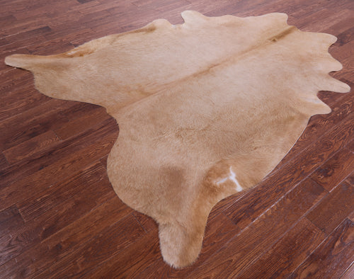 Light Brown Natural Cowhide Rug - XX-Large 7' 9