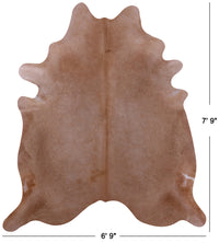 Thumbnail for Light Brown Natural Cowhide Rug - XX-Large 7' 9
