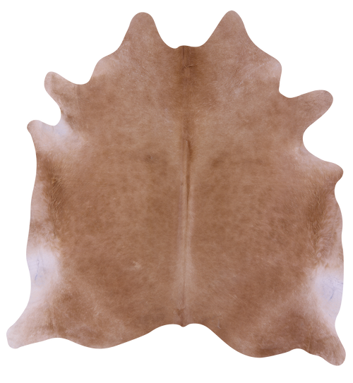 Light Brown Natural Cowhide Rug - XX-Large 8' 1